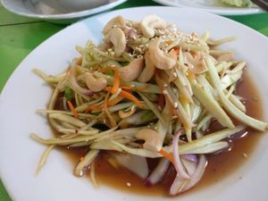 Mango Salad at May Kaidee in Bangkok