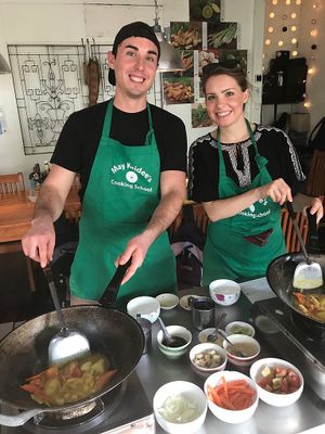 Cooking class at May Kaidee in Bangkok