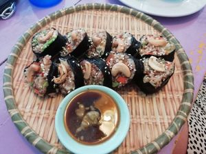 Sushi at May Kaidee in Bangkok