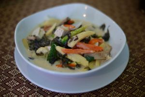 Vegan 'Seafood' Curry at May Kaidee in Bangkok