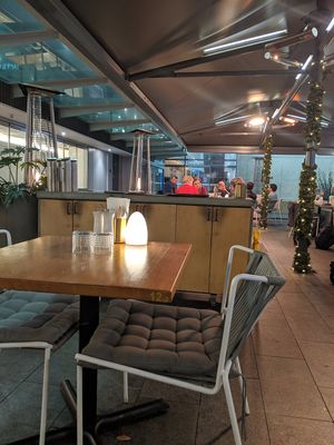 Outside dining at Planar in Sydney