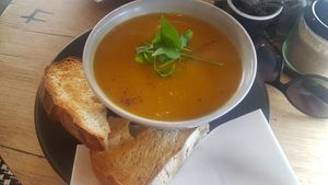Pumpkin Soup at Smashing Sorrento in Sorrento