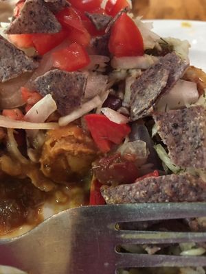 Chili cheese dog with all the fixings  at Papa G's Vegan Organic Deli in Portland