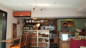 finallly found it after a long walk from the city at Aoi Sora Organic Cafe in Sapporo