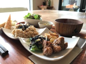 Today's Special Lunch at Aoi Sora Organic Cafe in Sapporo