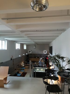 View from the entry at Moderna  in Ljubljana