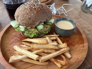 Burger   at Koha Surf Cafe & Lounge in Unawatuna