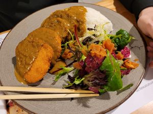 Yasai katsu curry at OSL - Wagamama  in Gardermoen