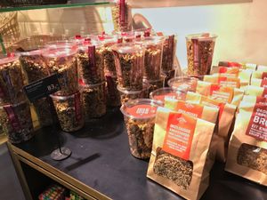 Crackers & Granola - both vegan at Godt Brød - Torggate in Bergen