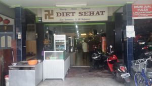 Front at RM Vegetarian Diet Sehat in 