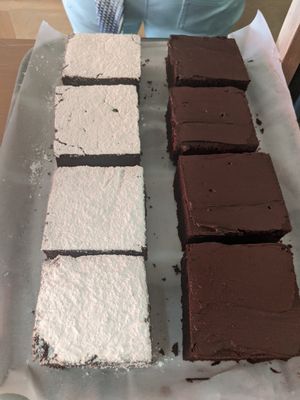 Brownies at Vegan Bageri in Zapopan