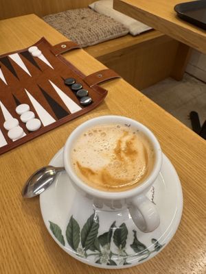 Cappuccinoo  at Curcuma Green Food in Burgos