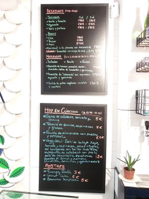 Menu del dia at Curcuma Green Food in Burgos