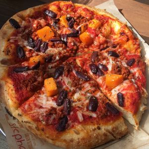 Pizza at Blaze Pizza in Lake Buena Vista