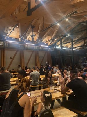 inside seating   at Blaze Pizza in Lake Buena Vista