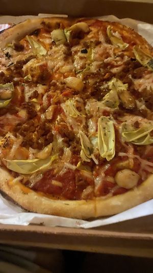 Make your own pizza  at Blaze Pizza in Lake Buena Vista