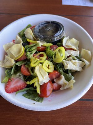 Build your own salad  at Blaze Pizza in Lake Buena Vista