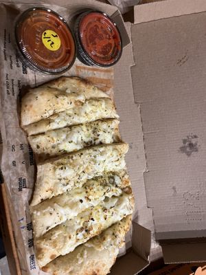 Vegan Cheesy Bread  at Blaze Pizza in Lake Buena Vista