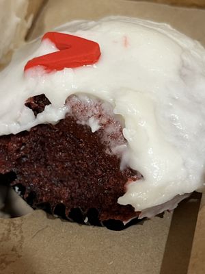 Vegan Red Velvet  at Sprinkles Cupcakes in Lake Buena Vista