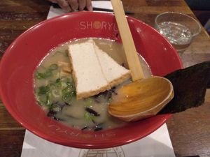 Vegan ramen at Shoryu Ramen in London
