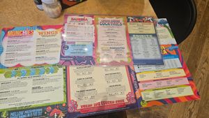 Menu and drink menu at Mellow Mushroom in Boone