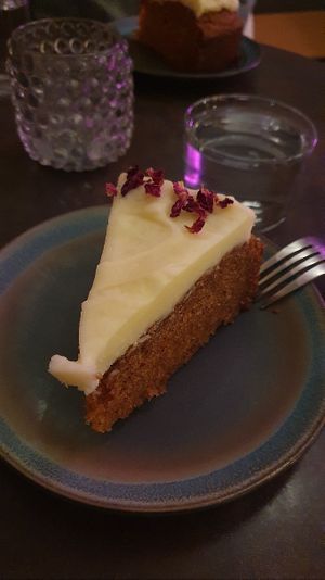Carrot cake  at Mirells in Visby