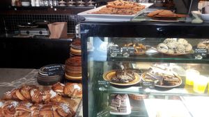 Cake selection at Mirells in Visby