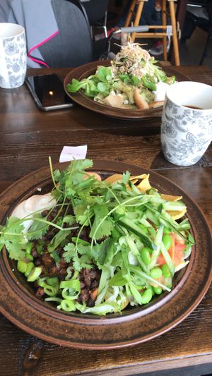 Nachos and pesto pasta  at Mirells in Visby