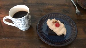 Brownie? With Cream.  at Mirells in Visby