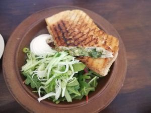 Sandwich at Mirells in Visby