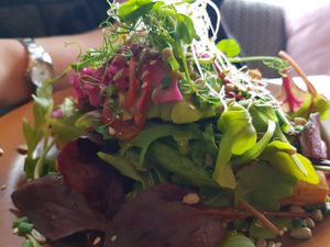 Avocado dish at Mirells in Visby