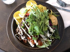 Mexican salad at Mirells in Visby