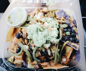 Nacho Average Bowl (vegan nachos) at Taco Dirty in Tampa