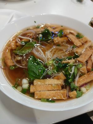 Vegetarian Pho at Snowbite in Pharr