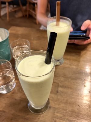 Avocado smoothie (just avocado with ice and soy milk, no extra flavour) at Storyhouse Cafe & Bar in Matsumoto
