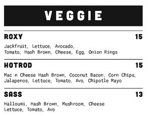 Vegetarian Menu  at Bacon Brothers in Christchurch