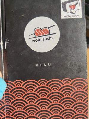 Menu at Wolę Sushi in Warsaw