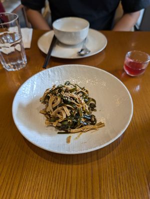 wakame tofu at Lín Hú SùShí - The Lakeside Veggie in Shanghai