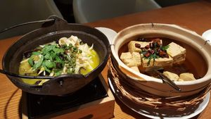 Dishes at Lín Hú SùShí - The Lakeside Veggie in Shanghai