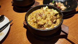 Curry cauliflower was my favorite at Lín Hú SùShí - The Lakeside Veggie in Shanghai