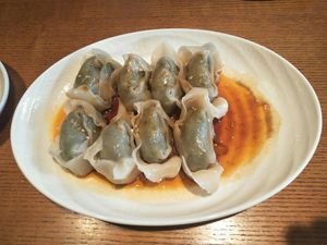 Dumplings at Lín Hú SùShí - The Lakeside Veggie in Shanghai