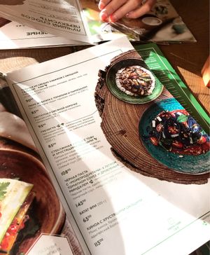 Menu at Green Food Cafe in Kharkiv