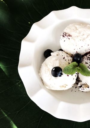 Vegan Sugar Free Ice Cream at Green Food Cafe in Kharkiv