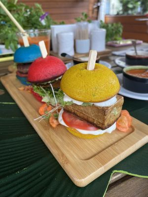 Set of burgers  at Green Food Cafe in Kharkiv