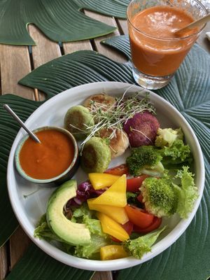 Set of patties  at Green Food Cafe in Kharkiv