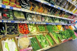 Herbs & Veg at Matta's in Liverpool