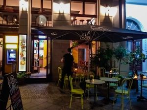 Outside of Tungo's at Tungo's in Berlin