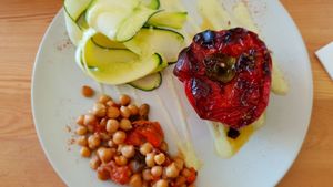 Main course at Bio Délices in Bourg-en-bresse