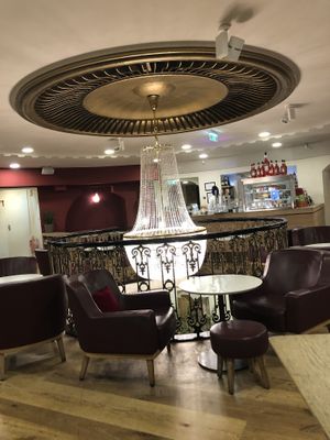 Super seating area  at Vapiano - Walfischgasse in Vienna