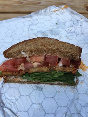 Vegan club at Bread Alone Bakery in Boiceville